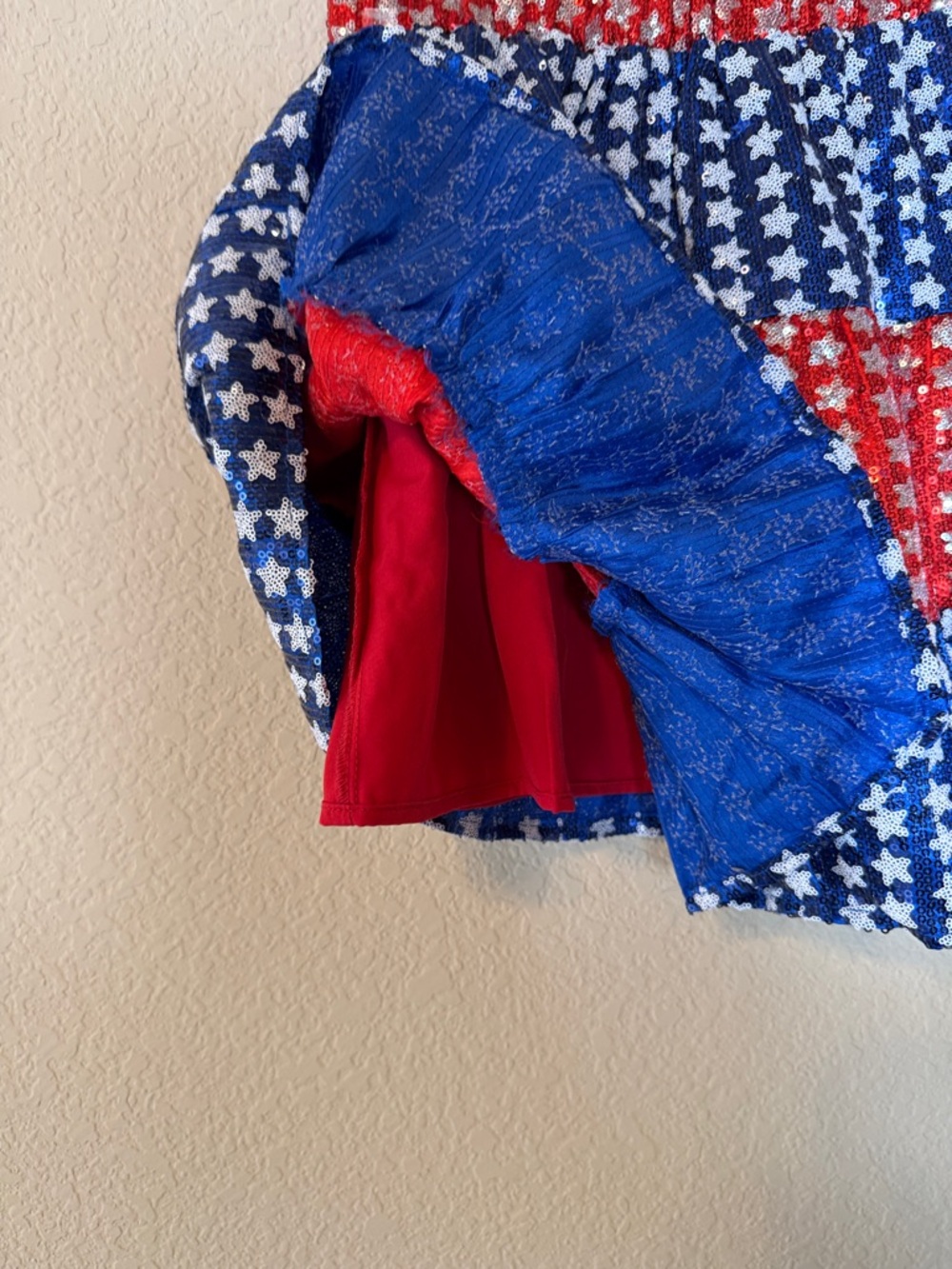 TALULAH Sequin Americana Tiered Mini Skirt July‎ 4th Festival 
NWT Small - Picture 3 of 7
